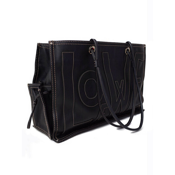 Loewe Handbags - Loewe Shoulder Leather Bag Calfskin Anagram Tote